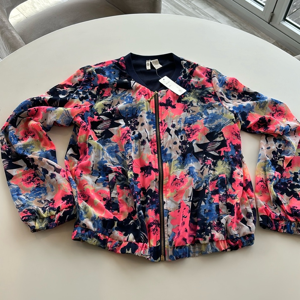 Floral light jacket